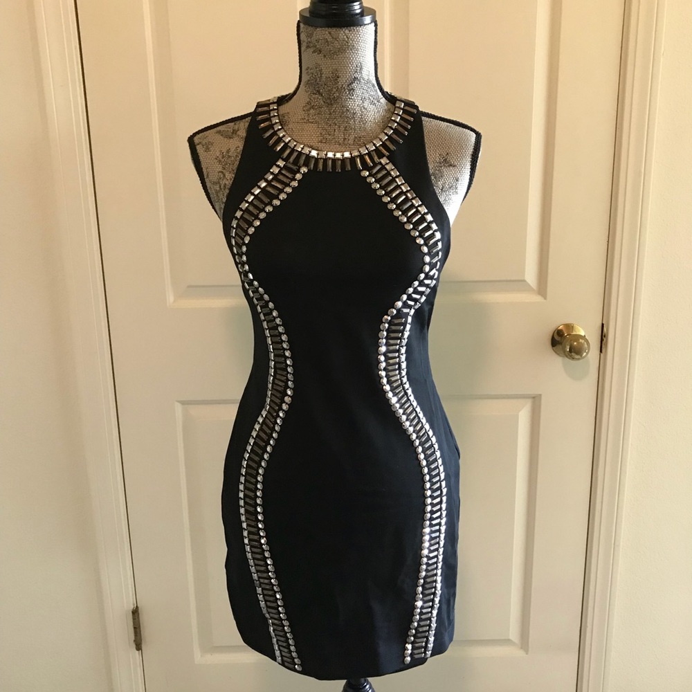Bebe Beaded Dress 🖤